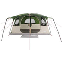 vidaXL Cort tunel verde 366 x 244 x 198 cm poliester si otel