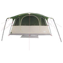 vidaXL Cort tunel verde 366 x 244 x 198 cm poliester si otel