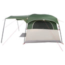 vidaXL Cort tunel verde 366 x 244 x 198 cm poliester si otel