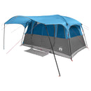 vidaXL Cort tunel albastru 366 x 244 x 198 cm poliester si otel
