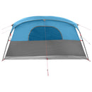 vidaXL Cort tunel albastru 366 x 244 x 198 cm poliester si otel