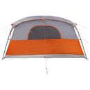 vidaXL Cort tunel cu acoperis gri si portocalie 366 x 244 x 198 cm