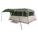 vidaXL Cort tunel verde 427 x 305 x 205 cm poliester si otel