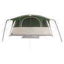 vidaXL Cort tunel verde 427 x 305 x 205 cm poliester si otel
