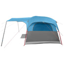 vidaXL Cort tunel albastru 427 x 305 x 205 cm poliester si otel