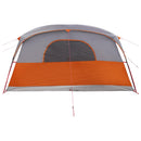 vidaXL Cort tunel cu acoperis gri si portocalie 427 x 305 x 205 cm