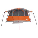 vidaXL Cort tunel cu acoperis gri si portocalie 427 x 305 x 205 cm