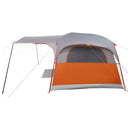 vidaXL Cort tunel cu acoperis gri si portocalie 427 x 305 x 205 cm