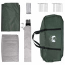 vidaXL Cort de familie verde army 487 x 340 x 216 cm poliester si otel