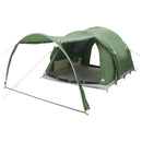 vidaXL Cort tunel verde 370 x 275 x 210 cm poliester si otel