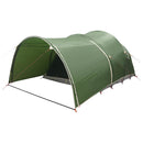 vidaXL Cort tunel verde 370 x 275 x 210 cm poliester si otel