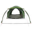 vidaXL Cort tunel verde 370 x 275 x 210 cm poliester si otel