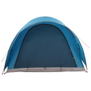 vidaXL Cort tunel albastru 370 x 275 x 210 cm poliester si otel