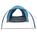 vidaXL Cort tunel albastru 370 x 275 x 210 cm poliester si otel