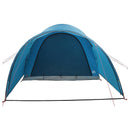 vidaXL Cort tunel albastru 370 x 275 x 210 cm poliester si otel