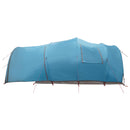 vidaXL Cort tunel albastru 370 x 275 x 210 cm poliester si otel