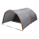 vidaXL Cort tunel cu acoperis gri si portocalie 370 x 275 x 210 cm