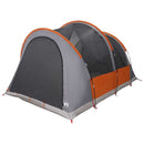 vidaXL Cort tunel cu acoperis gri si portocalie 370 x 275 x 210 cm
