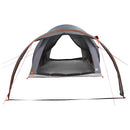 vidaXL Cort tunel cu acoperis gri si portocalie 370 x 275 x 210 cm