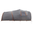 vidaXL Cort tunel cu acoperis gri si portocalie 370 x 275 x 210 cm