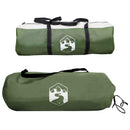 vidaXL Cort lateral verde 410 x 410 x 250 cm poliester si otel