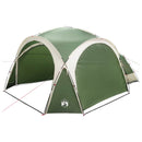 vidaXL Cort lateral verde 410 x 410 x 250 cm poliester si otel