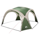 vidaXL Cort lateral verde 410 x 410 x 250 cm poliester si otel