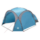 vidaXL Cort lateral albastru 410 x 410 x 250 cm poliester si otel