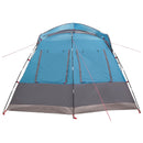 vidaXL Cort lateral albastru 410 x 410 x 250 cm poliester si otel