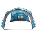 vidaXL Cort lateral albastru 410 x 410 x 250 cm poliester si otel