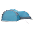 vidaXL Cort lateral albastru 410 x 410 x 250 cm poliester si otel