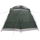 vidaXL Cort lateral  verde army 410 x 410 x 250 cm poliester si otel