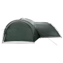 vidaXL Cort lateral  verde army 410 x 410 x 250 cm poliester si otel