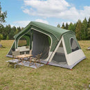 vidaXL Cort cabina verde 480 x 273 x 205 cm poliester si otel