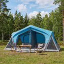 vidaXL Cort cabina albastru 480 x 273 x 205 cm poliester si otel