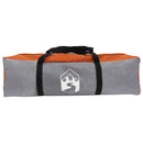 vidaXL Cort instant cu acoperis gri si portocalie 305 x 215 x 140 cm