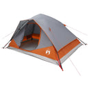 vidaXL Cort instant cu acoperis gri si portocalie 305 x 215 x 140 cm