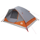 vidaXL Cort instant cu acoperis gri si portocalie 305 x 215 x 140 cm