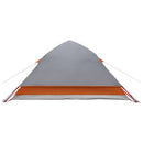 vidaXL Cort instant cu acoperis gri si portocalie 305 x 215 x 140 cm