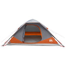 vidaXL Cort instant cu acoperis gri si portocalie 305 x 215 x 140 cm