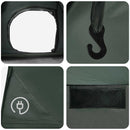 vidaXL Cort instant verde army 305 x 215 x 140 cm poliester si otel