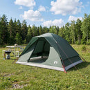 vidaXL Cort instant verde army 305 x 215 x 140 cm poliester si otel