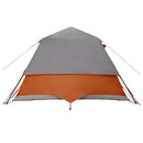 vidaXL Cort Instant cu acoperis gri si portocalie 305 x 275 x 190 cm
