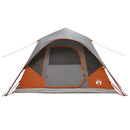 vidaXL Cort Instant cu acoperis gri si portocalie 305 x 275 x 190 cm