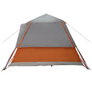 vidaXL Cort Instant cu acoperis gri si portocalie 305 x 275 x 190 cm