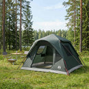 vidaXL Cort instant verde army 305 x 275 x 190 cm poliester si otel