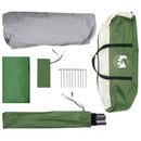 vidaXL Cort Instant verde 365 x 380 x 200 cm poliester si otel