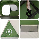 vidaXL Cort Instant verde 365 x 380 x 200 cm poliester si otel
