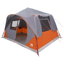 vidaXL Cort instant cu acoperis gri si portocalie 365 x 380 x 200 cm