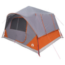 vidaXL Cort instant cu acoperis gri si portocalie 365 x 380 x 200 cm